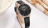 Curren Unique Design Black Watch For Women